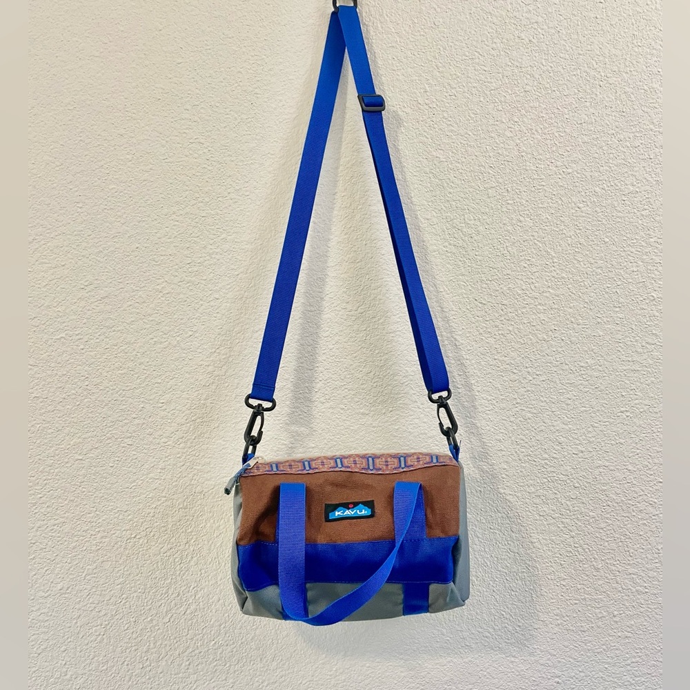 Kavu Manastash Crossbody Shoulder Bag, Sepia Sky